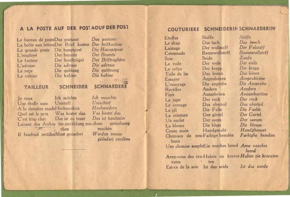 Vocabulaira Allemand Francais 1940 8