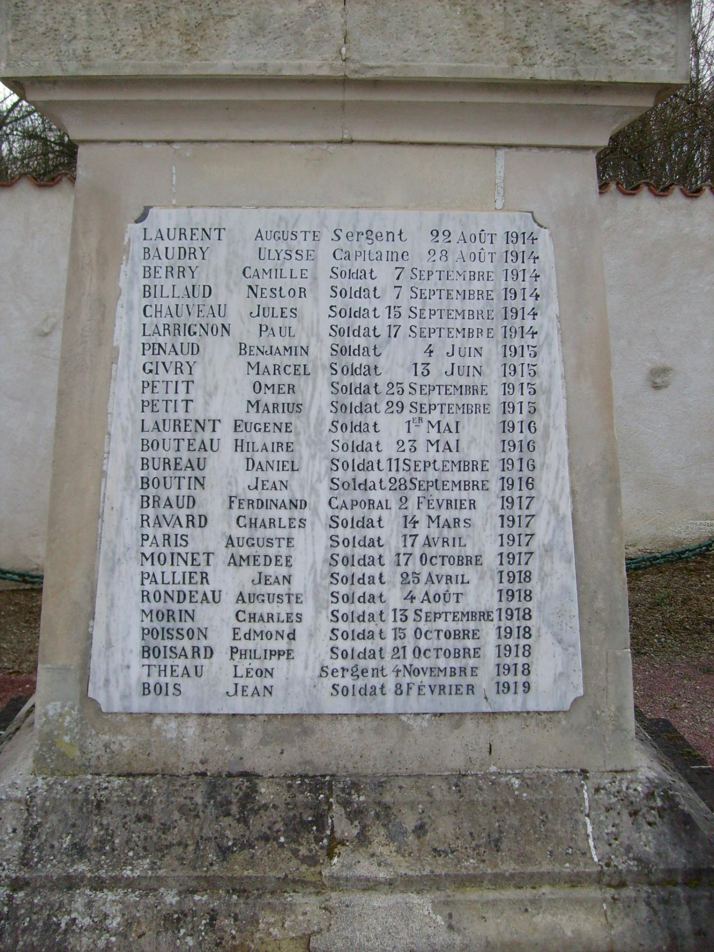 D moinet amedee monument verines 17 oct 1917