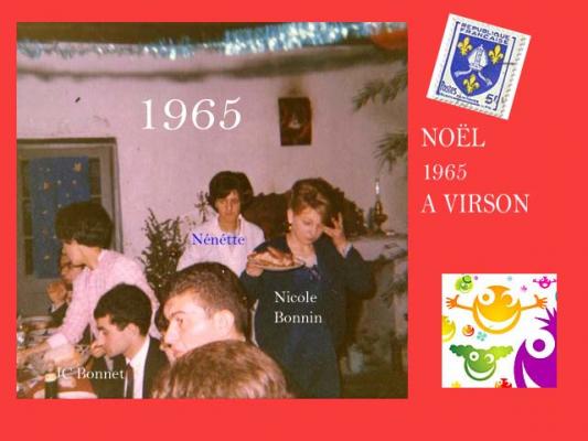 38-3-91 NOEL 1965 à VIRSON nicole 