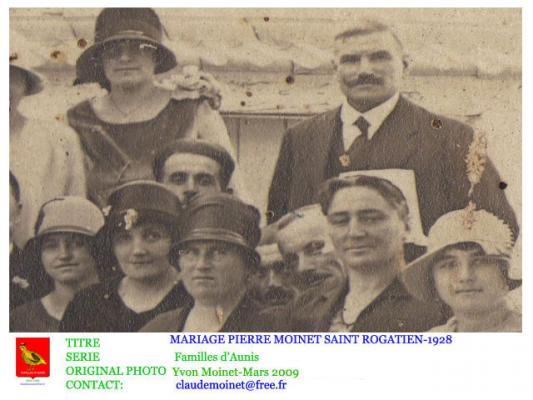 8 GROUPE DROITE MOINET PIERRE SR 1928