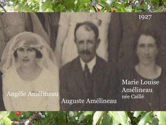 98 MARIAGE AMELINEAU CARTIER 1927