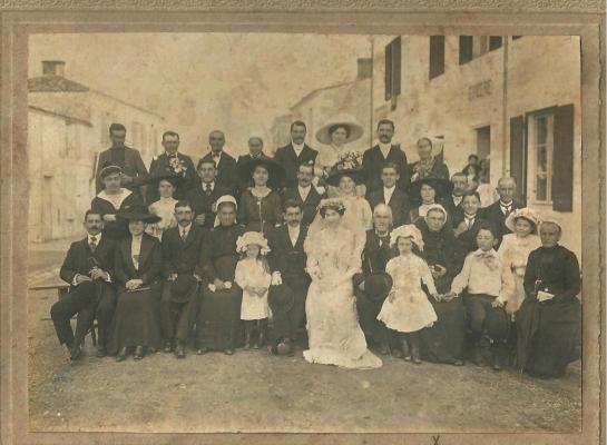 mariage Gagnou-Boucard 26.10.1912