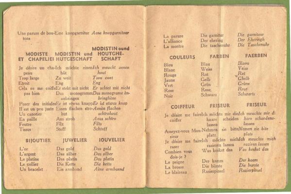 Vocabulaira Allemand Francais 1940 9