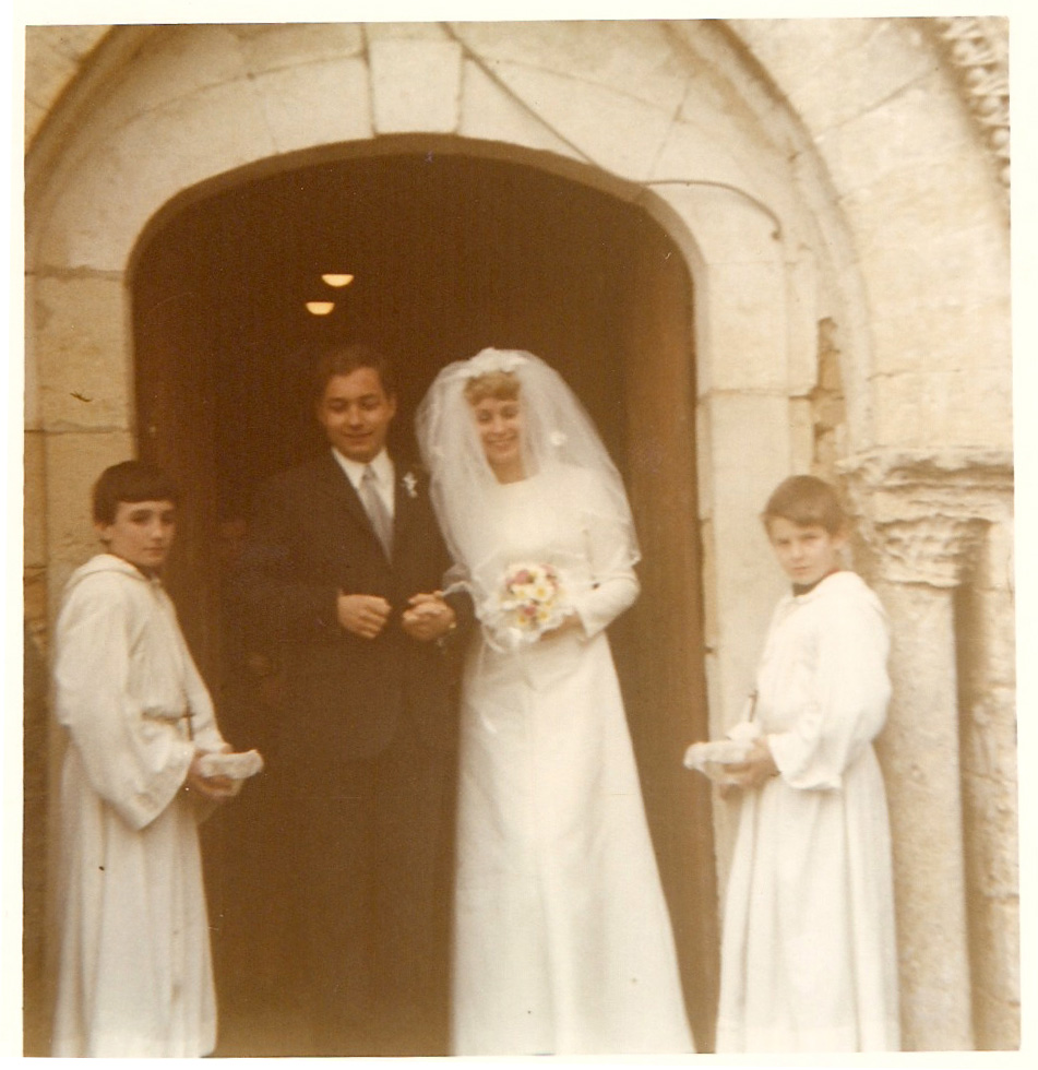 1972 mariage gisela et claude eglise virson
