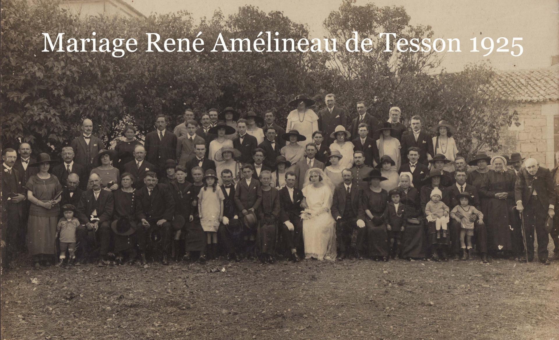 1a amelineau rene mariage 1925 tesson titre copie
